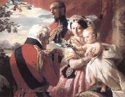 Franz Xaver Winterhalter The First of Mays (mk25) oil painting artist